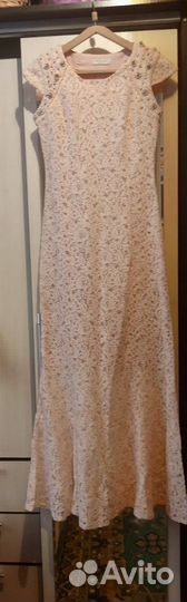 Вечернее платье в пол, на рост 160 см