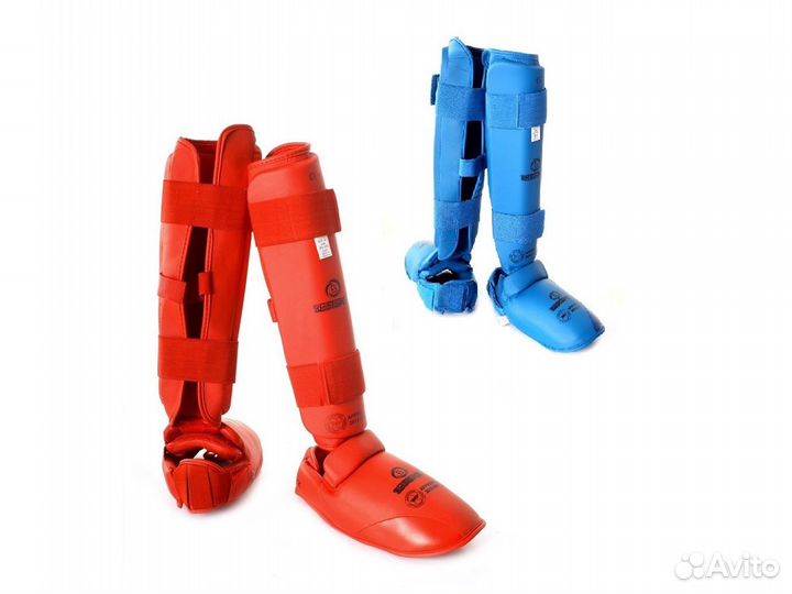 Защита голени и стопы для каратэ BestSport WKFappr