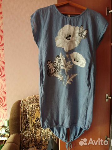 Летнее платье -лен