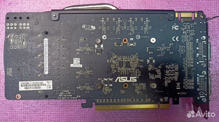 Видеокарта asus engtx560 Ti dcii/2DI/1GD5
