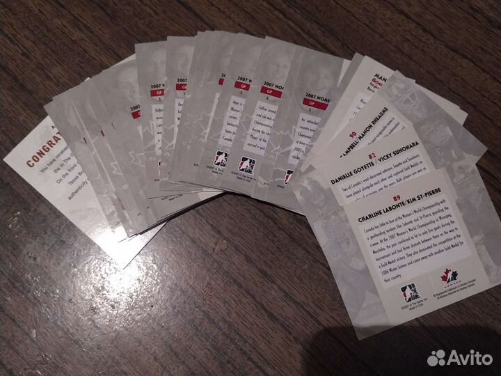 Хоккейные карточки