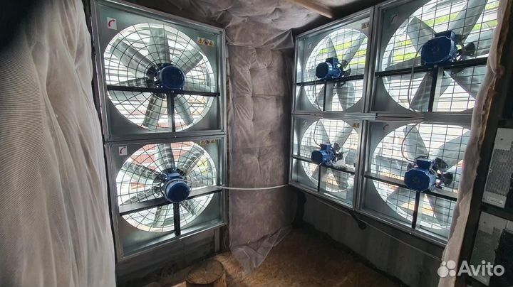 Вентилятор осевой промышленный на 380В (3-х фазный