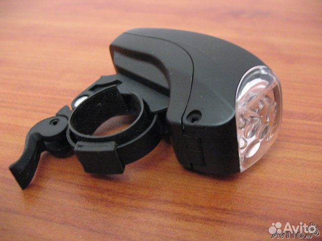 Фонарь для велосипеда, 5 диодов