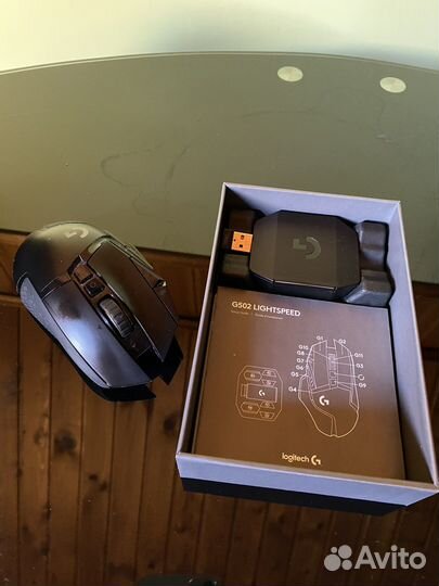 Беспроводная игровая мышь logitech