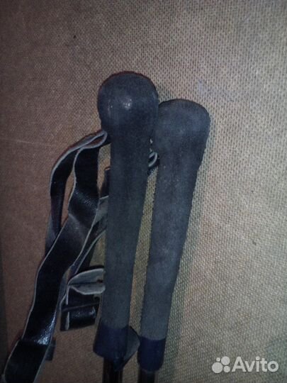 Лыжи с палками. раритет