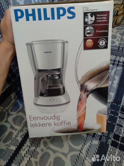Кофеварка капельная philips hd7447/00 новая