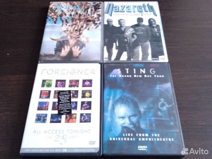 DVD диски музыкальные фирменные