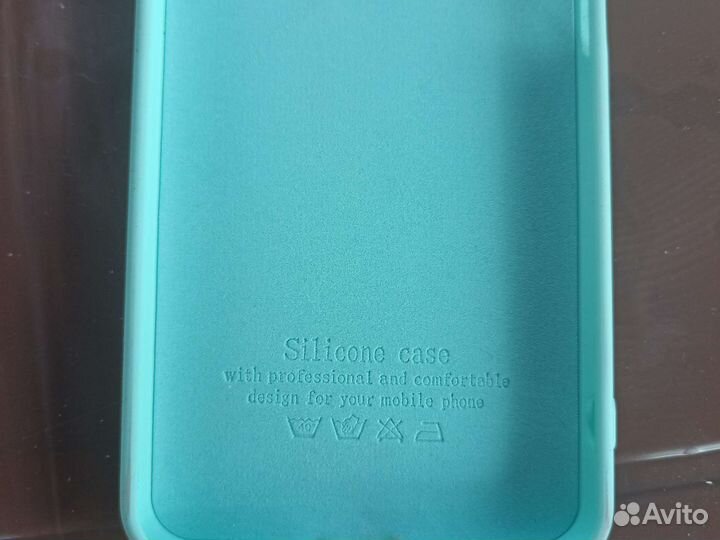 Чехол на телефон Redmi 9T в бирюзовом цвете