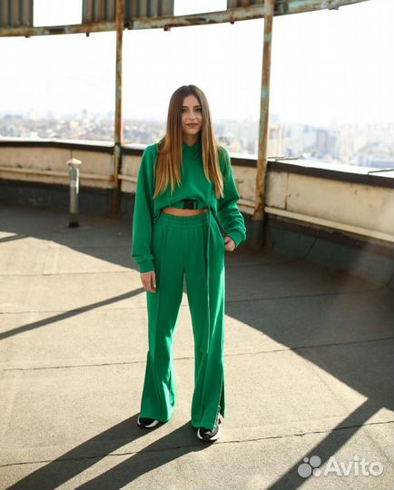 Зелёные штанишки bobo. Размер М