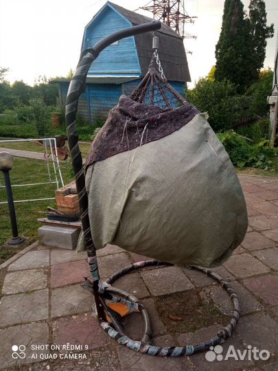 Садовые качели подвесные кокон