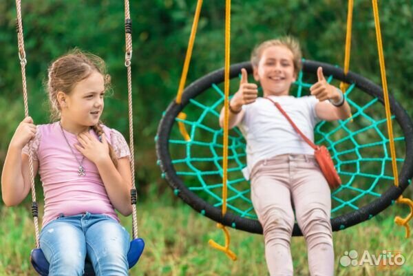 Качели деревянные Выше Всех