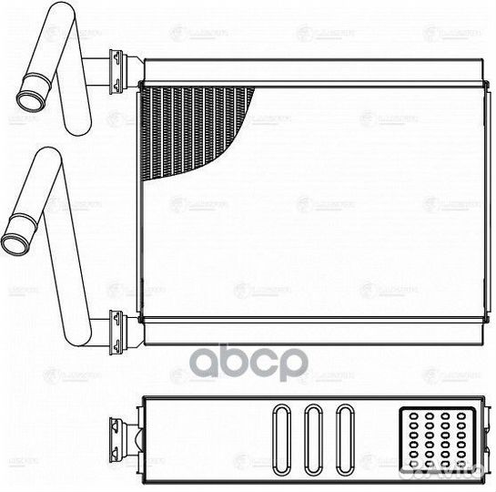 Радиатор отоп. для а/м Toyota Land Cruiser 100