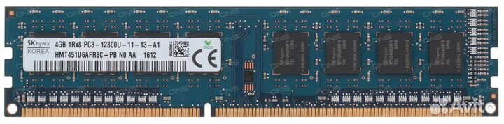 Crucial/SK hynix Оперативная память DDR 3 1600 4gb