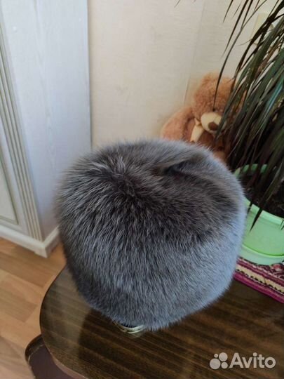 Меховая женская шапка из песца
