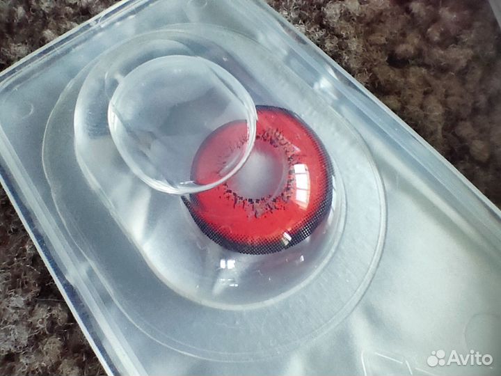 Линзы красные