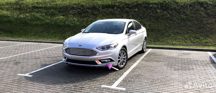 Фара противотуманная на Ford Fusion 2016-2018г