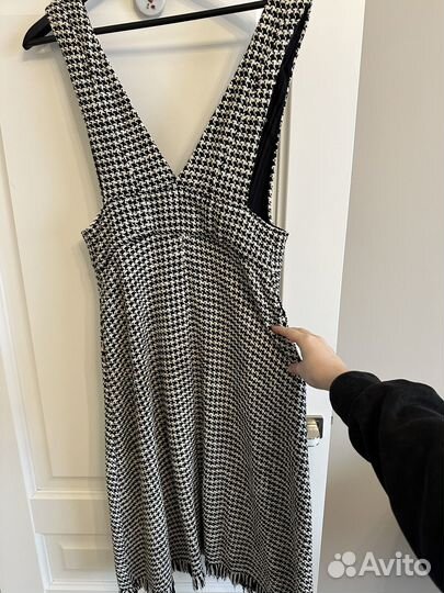 Твидовый сарафан zara