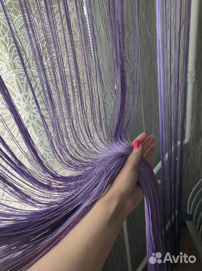 Шторы нитяные кисея