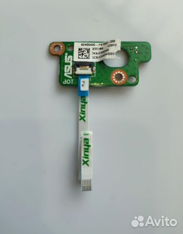 Плата с кнопкой включения для ноутбука Asus X551MA