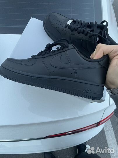 Nike Air Force 1 Tripple Black Оригинал