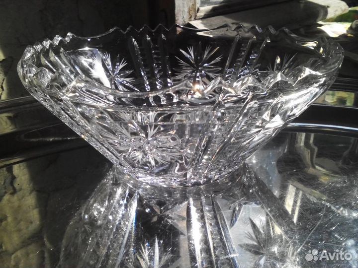 Салатницы хрустальные