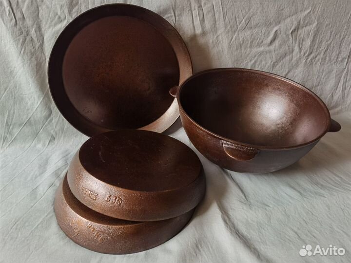 Чугунная сковорода Казан СССР Каслинское литье 30г