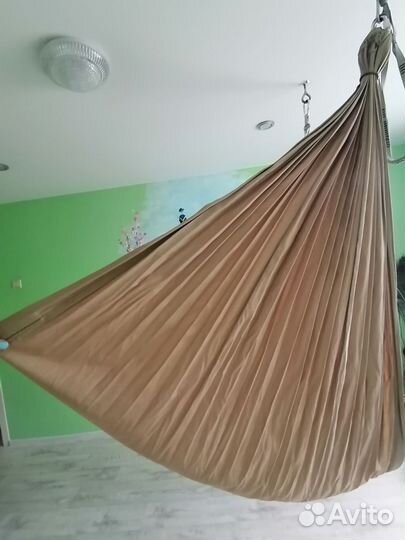 Гамак с ручками для Аэройоги, Стрейчинга