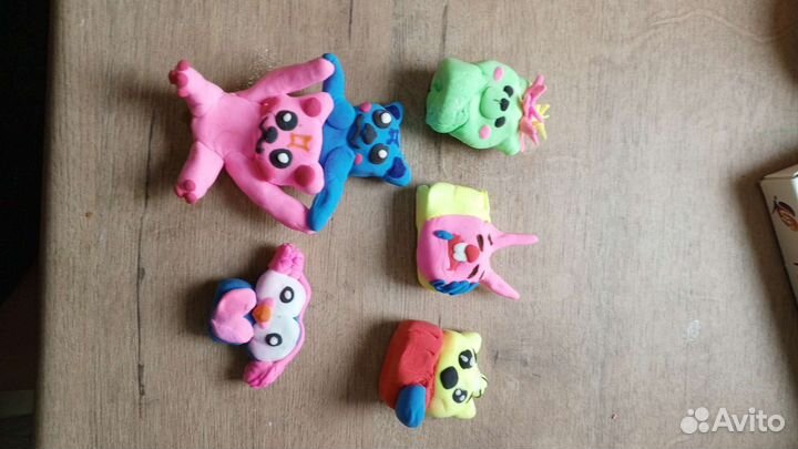 Фигурки из лёгкого пластилина