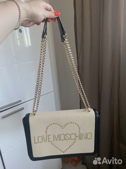 Сумка love moschino оригинал натуральная кожа