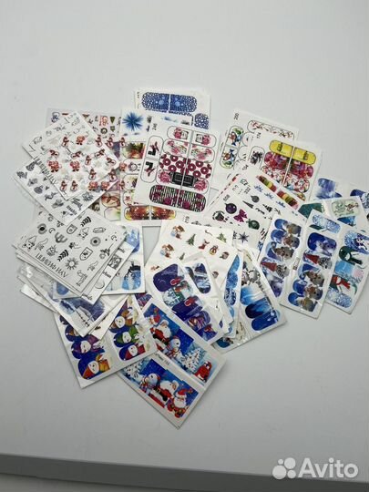 Наклейки слайдеры для маникюра