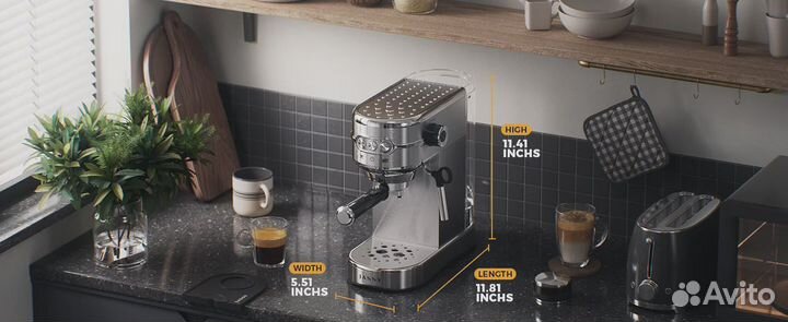 Кофеварка рожковая Jassy js-105