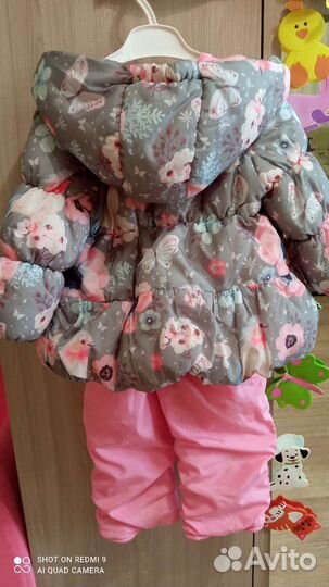 Демисезонный костюм для девочки 80