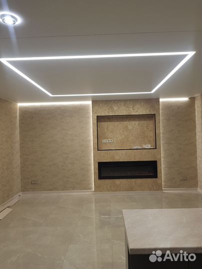 Шпаклёвка и поклейка обоев