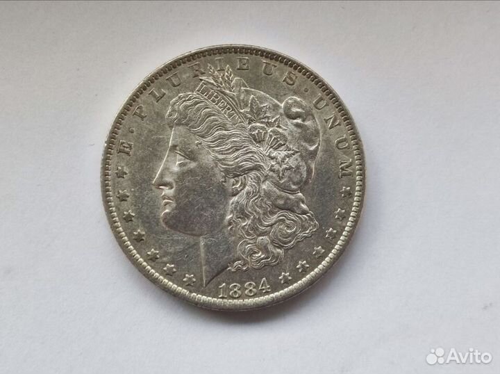 1 Доллар Моргана 1884 Новый Орлеан