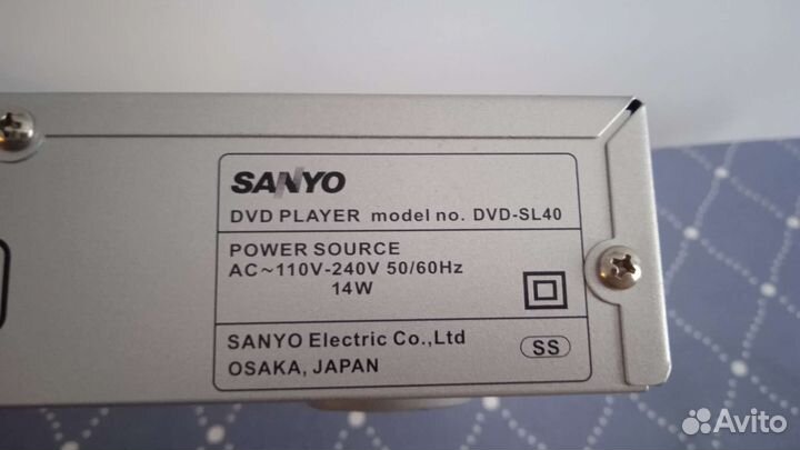 Dvd проигрыватель Sanyo sl 40