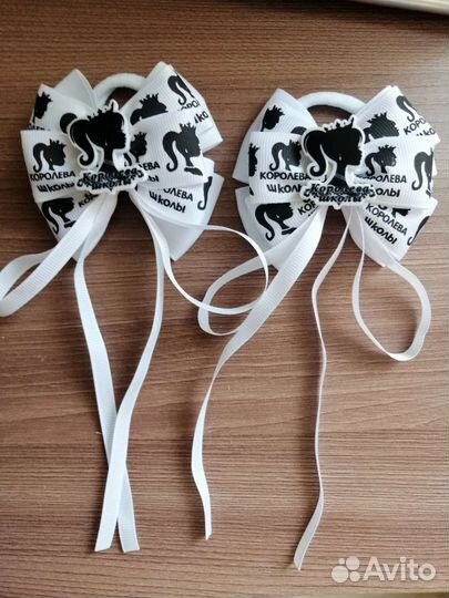 Школьные бантики ручной работы