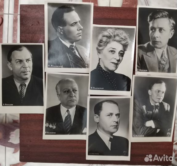 Фотооткрытки актёров СССР