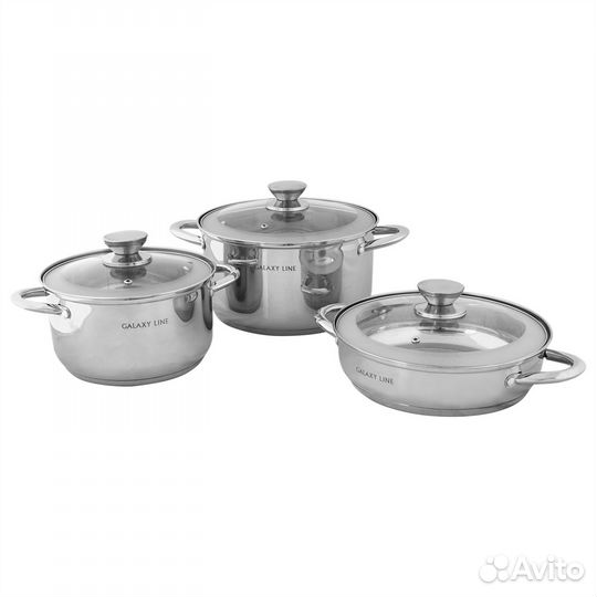 Набор посуды из высококачественной нержавеющей ста