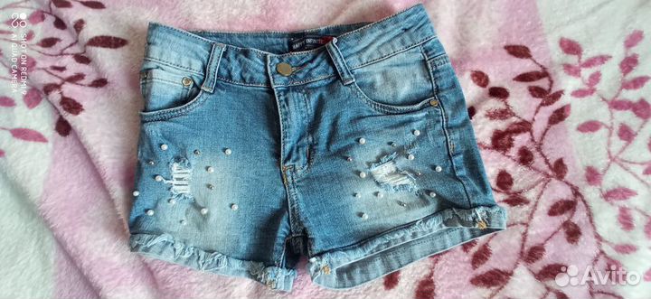 Новые джинс.шорты,куртка на 9-12лет