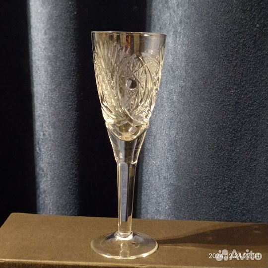 Хрустальные рюмки и фужеры СССР