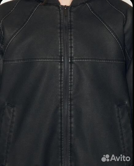 Кожаная куртка бомбер Befree