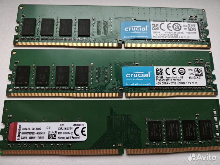 Модули оперативной памяти DDR4