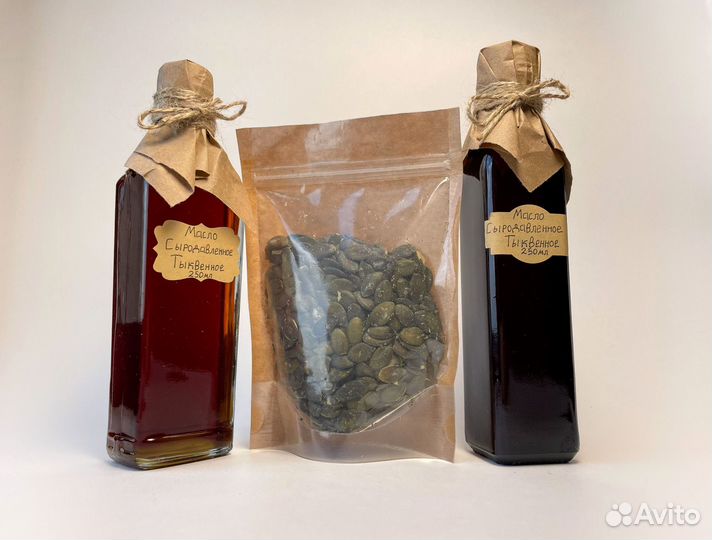 Сыродавленное Масло из Семян Штирийской Тыквы