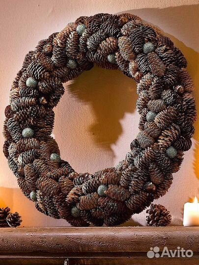 Шишки еловые ведро для поделок