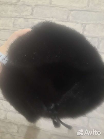 Норковая шапка мужская