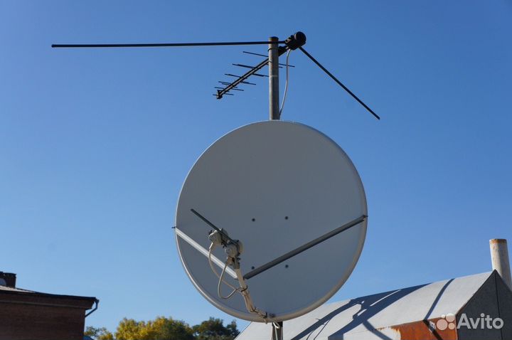 Установка и ремонт спутниковых и эфирных антенн