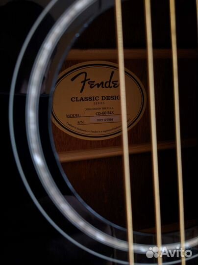 Гитара Fender cd 60