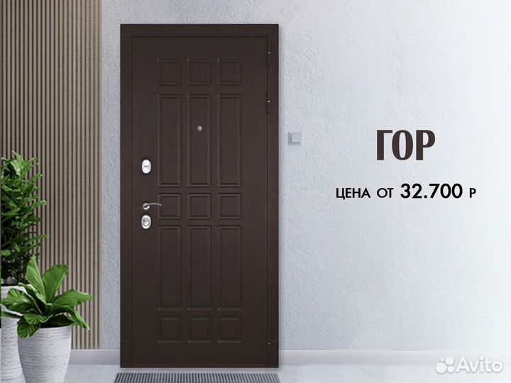 Металлическая входная дверь для дома с гарантией