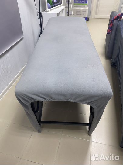 Чехол на кушетку и подушка под колени