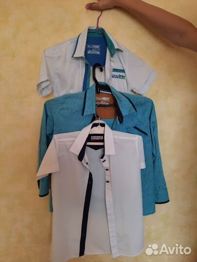 Рубашки 7-9 лет на мальчика